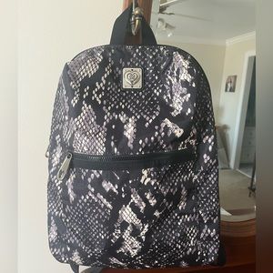 Brighton Snakeskin Print Backpack